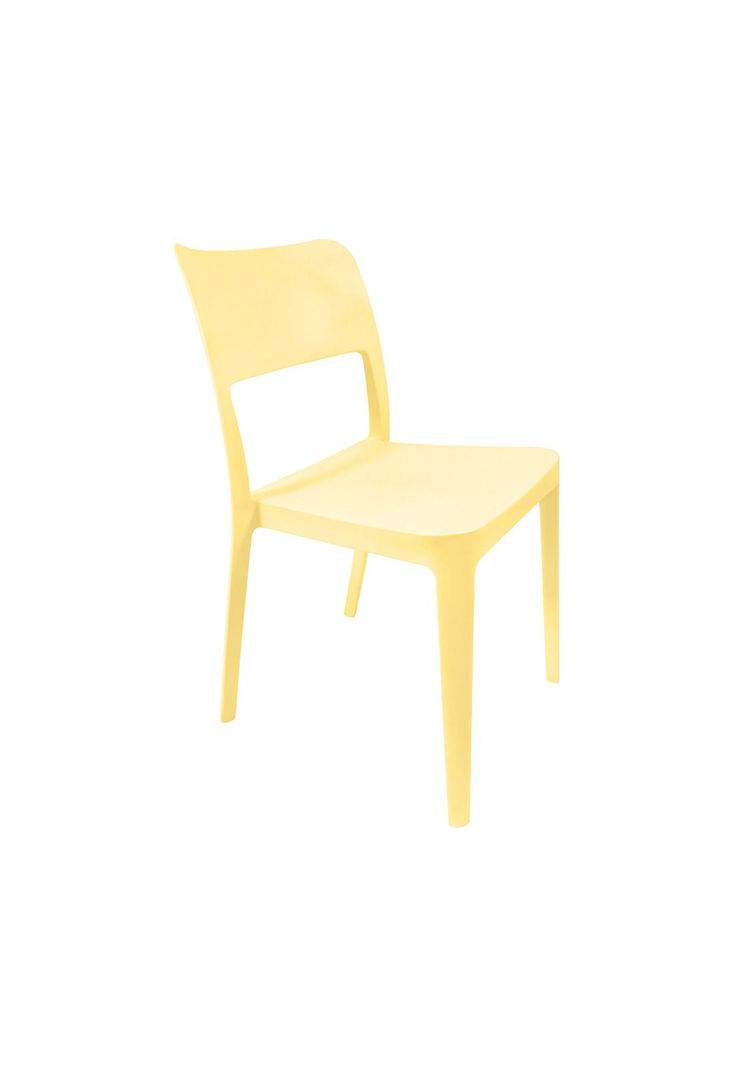 Silla Plástica Minimal Vainilla DVP-3
