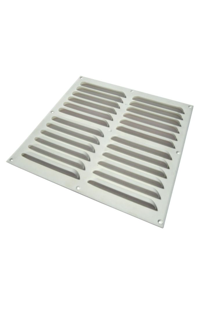 Celosía Ventilación PVC Plana 30x30 cm Blanco 10un DVP-1