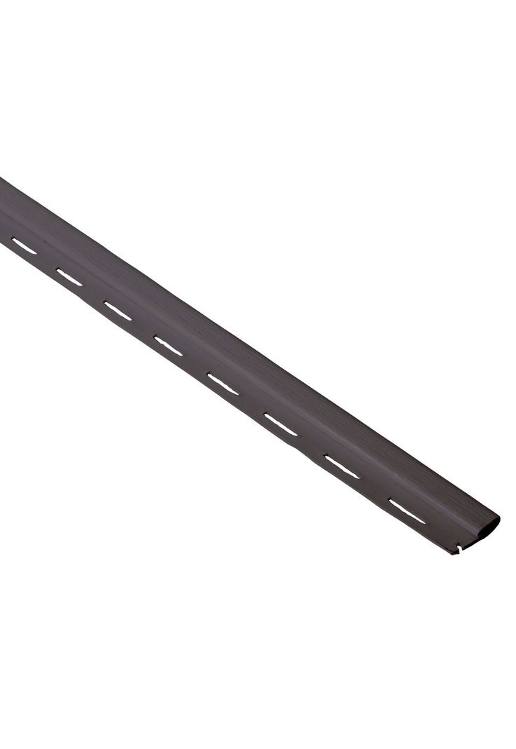 Perfil Terminal Siding Pvc 3,8mts Antracita Dvp-0