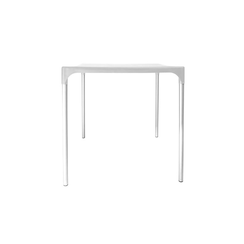 Mesa Plástica Exterior 75x70x70cm Blanco DVP-3