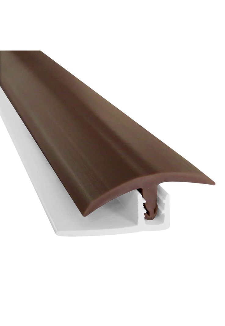 Cubrejunta Doble Superior Café 40x8 mm 1 mt 10 un DVP-0