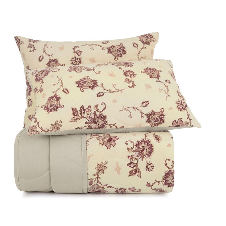 Cubrecama Altenburg Malha in Cotton King Red Boho D7-1