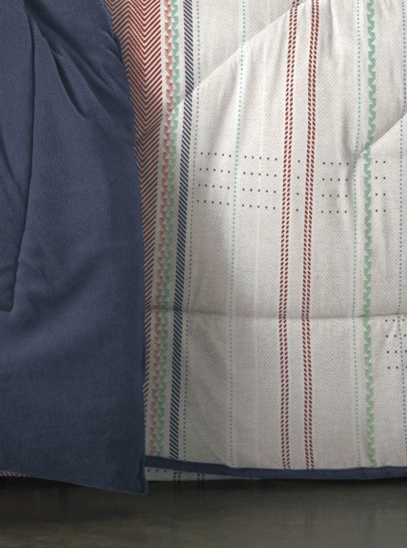 Plumón Altenburg Blend Malha Color Stripe King-2