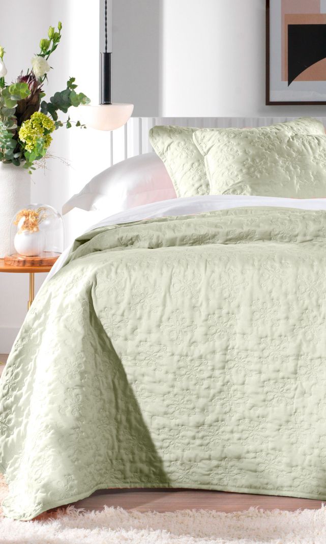Quilt Altenburg Sweet 2 Plazas Verde Brisa-0