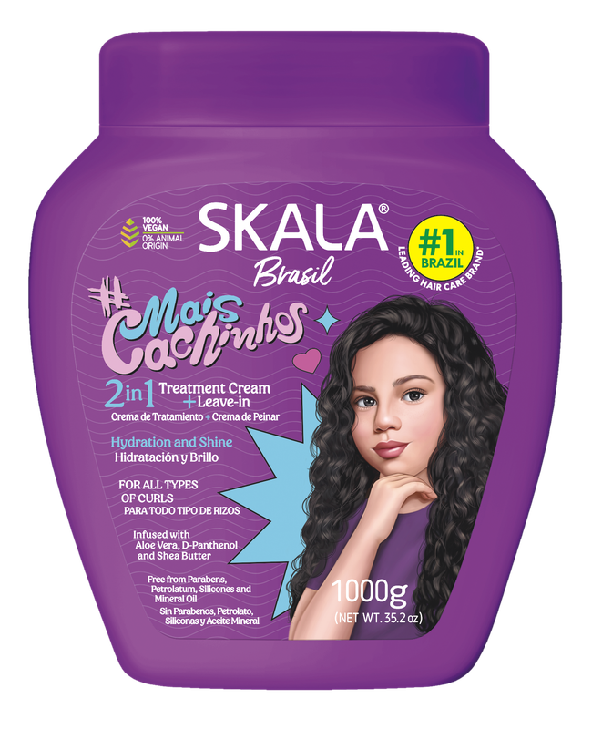 Mascara Skala Expert Capilar Mais Cachinhos 2 En 1 1000G