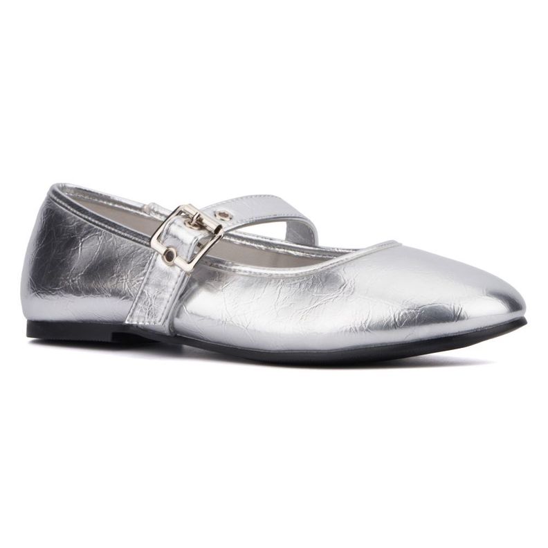 Zapatos Planos plateado Metálicos  talla 36-0