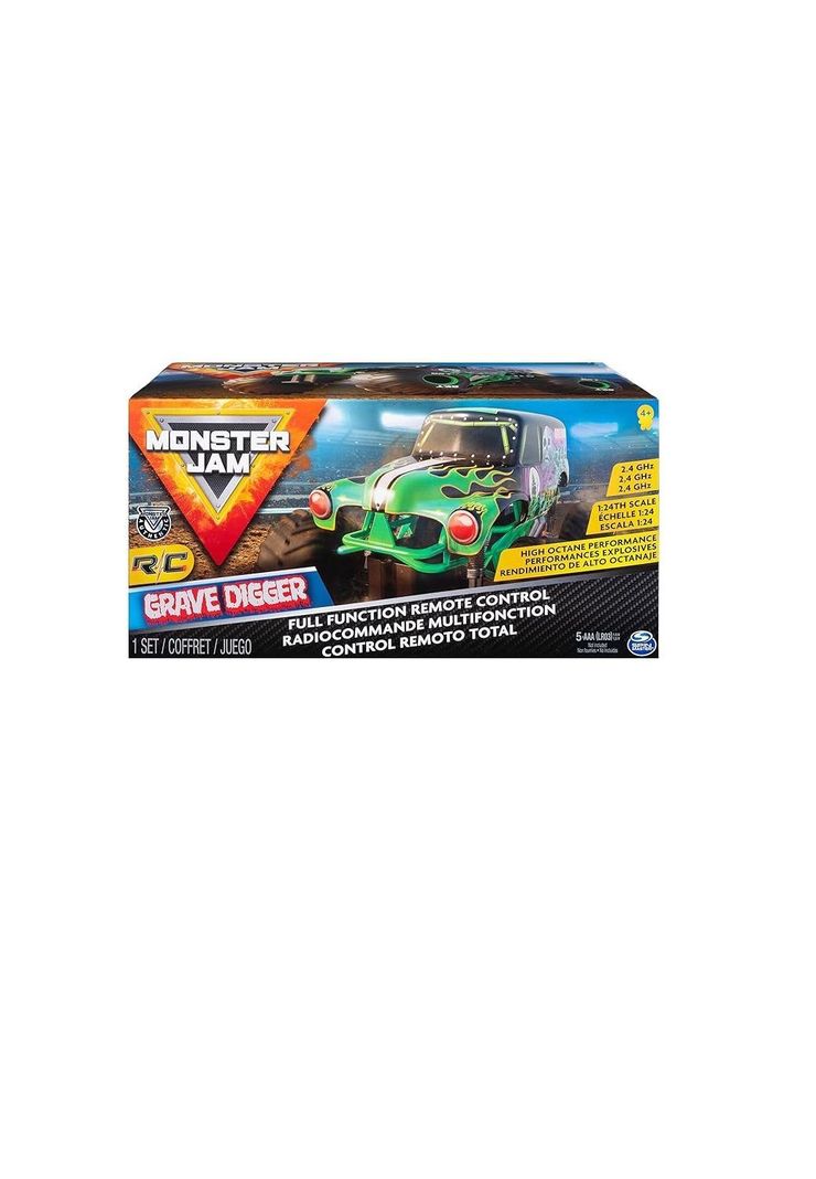 Monster Jam SEPULTURERO Escala 1:24, 2,4 Ghz-1
