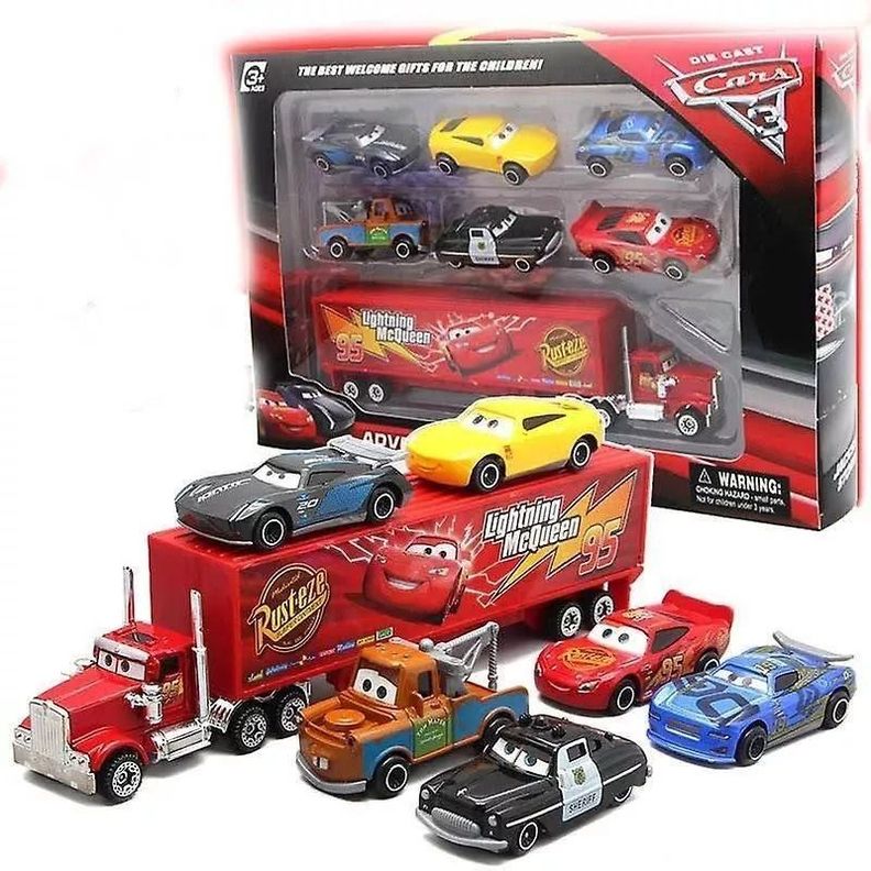 Disney Pixar Cars - Colección Pack 7 Piezas-0