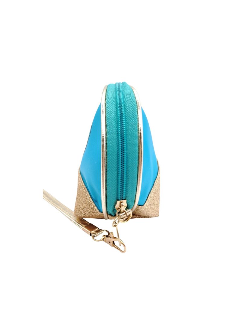 Estuche Cosmetiquero Multiuso Color Celeste-1