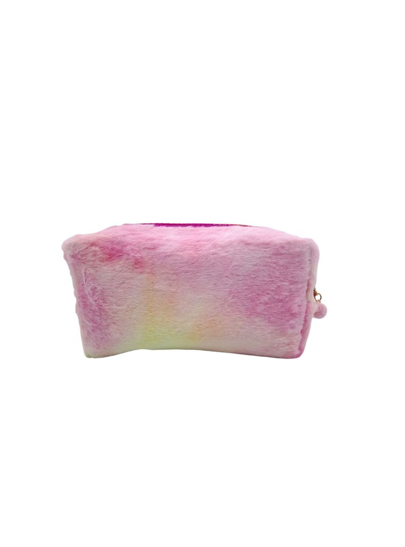 Estuche de Felpa para Lápices Diseño Capibara color Rosado-2