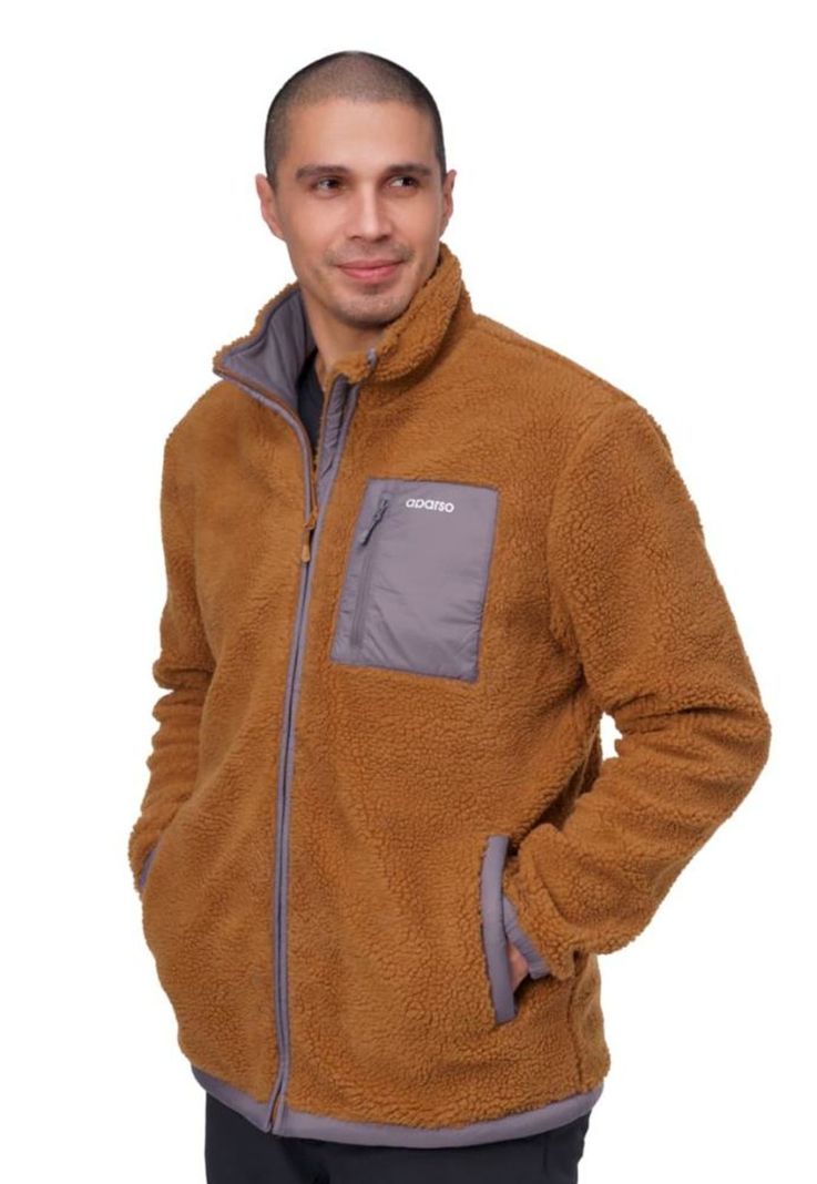 Chaqueta Sherpa Hombre Grau H2 Aparso-0