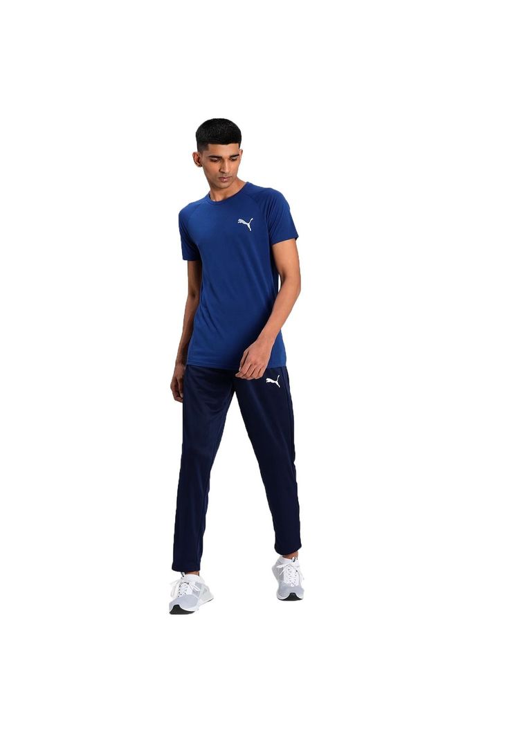 Pantalón Deportivo Hombre Active Tricot Azul Puma-4
