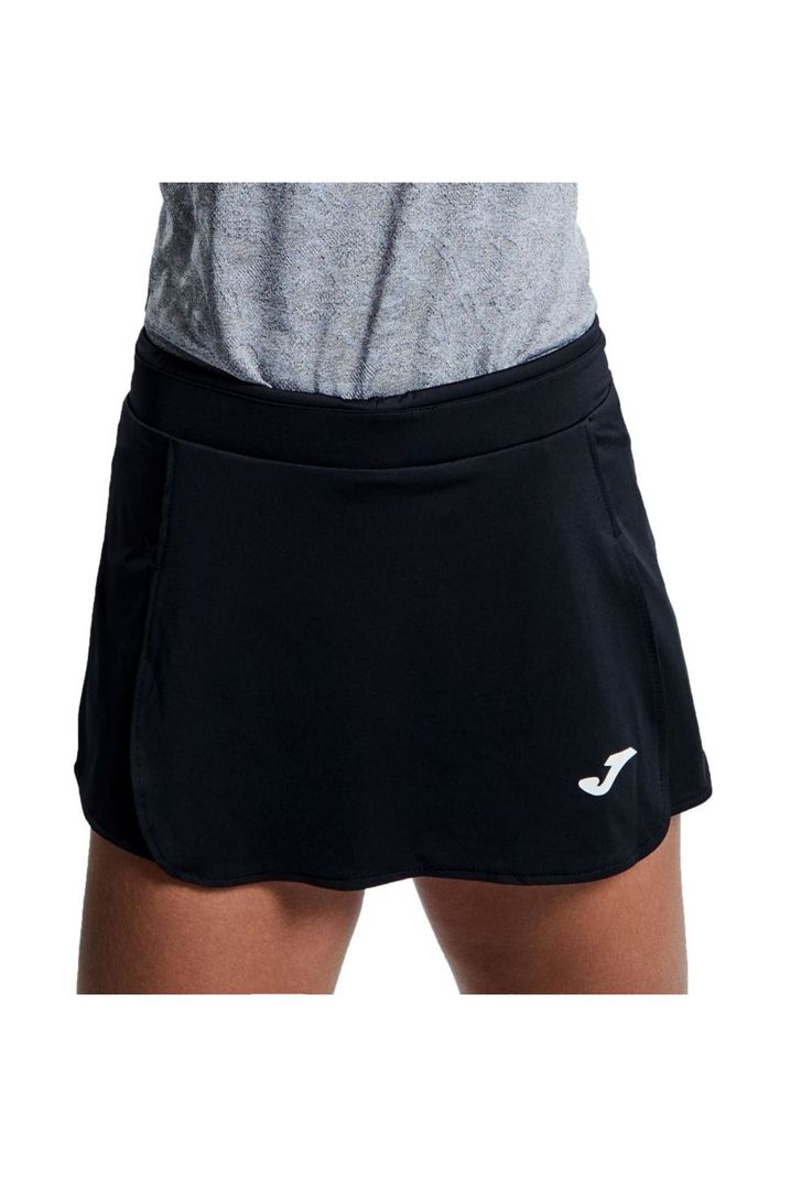 Falda Pádel Mujer Open II Negro Joma-2