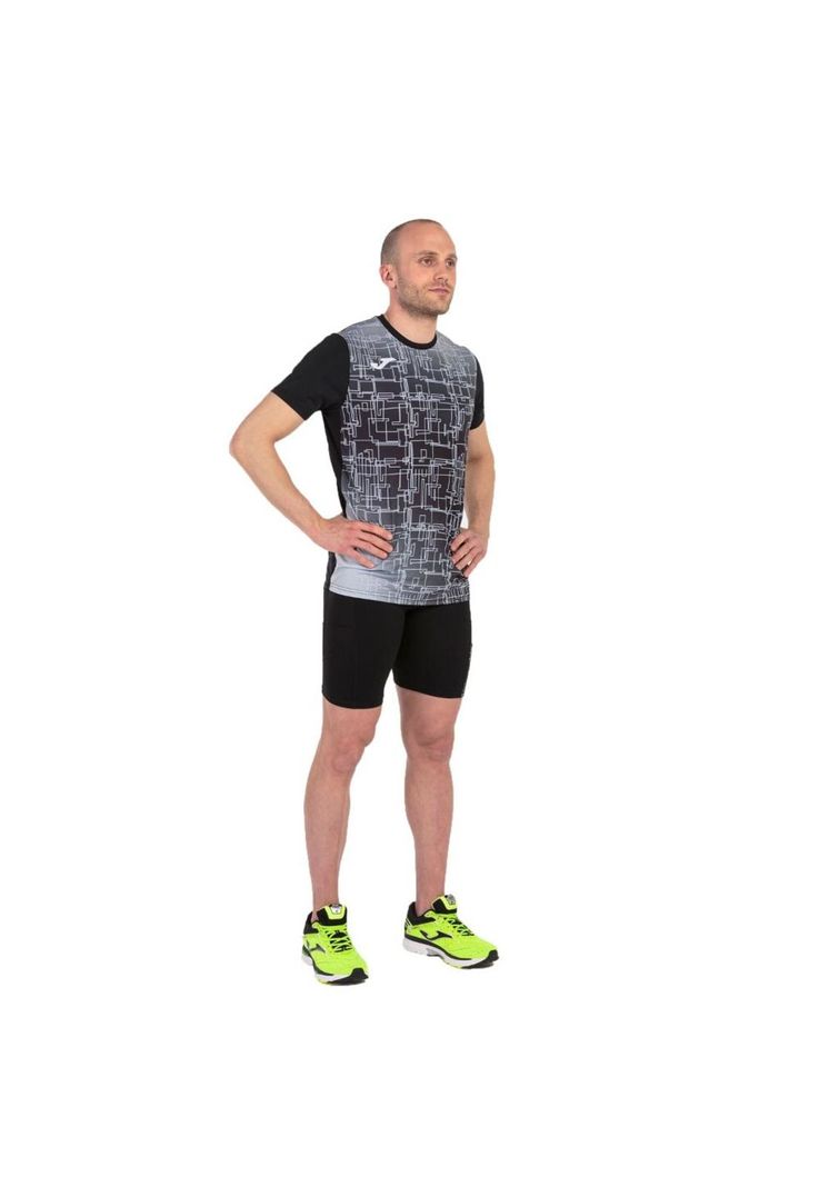 Polera Deportiva Hombre Elite VIII Negra Joma-3