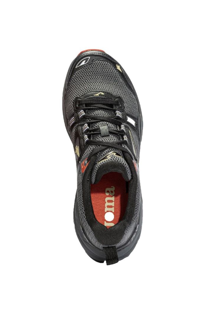 Zapatilla Trail Running Hombre Shock 24 Negro Rojo Joma-2