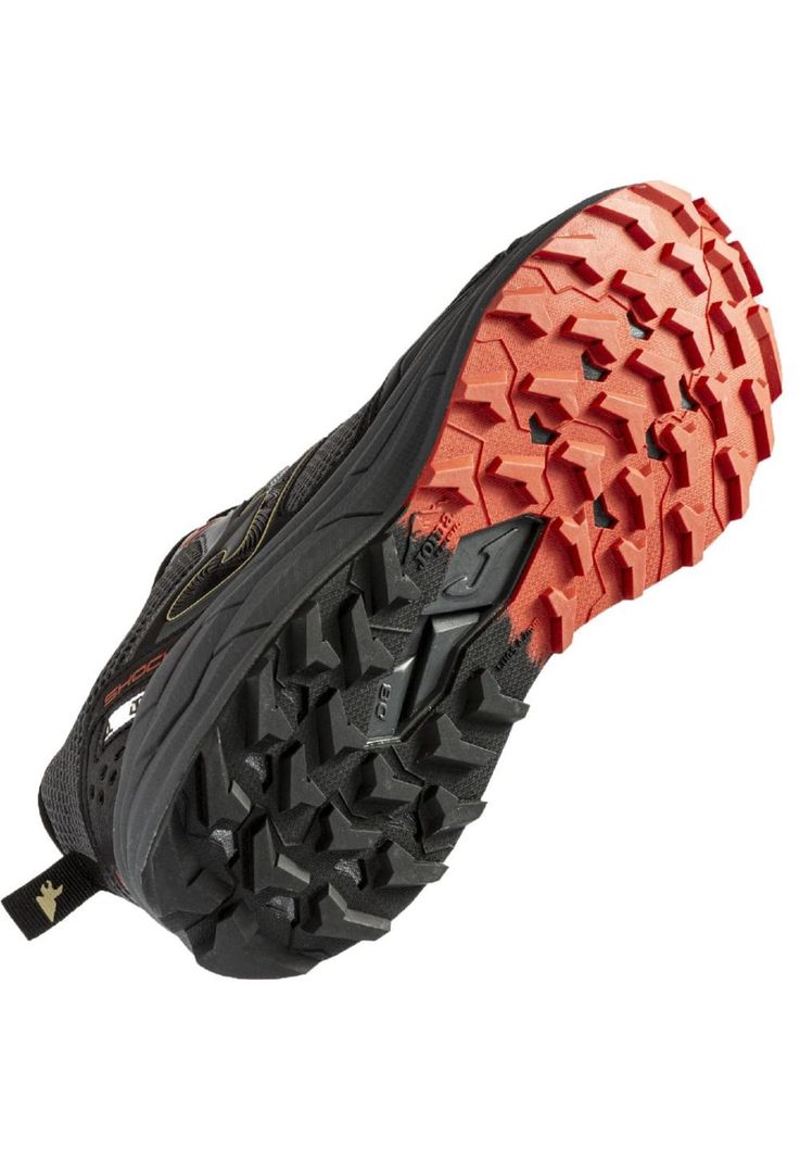 Zapatilla Trail Running Hombre Shock 24 Negro Rojo Joma-3