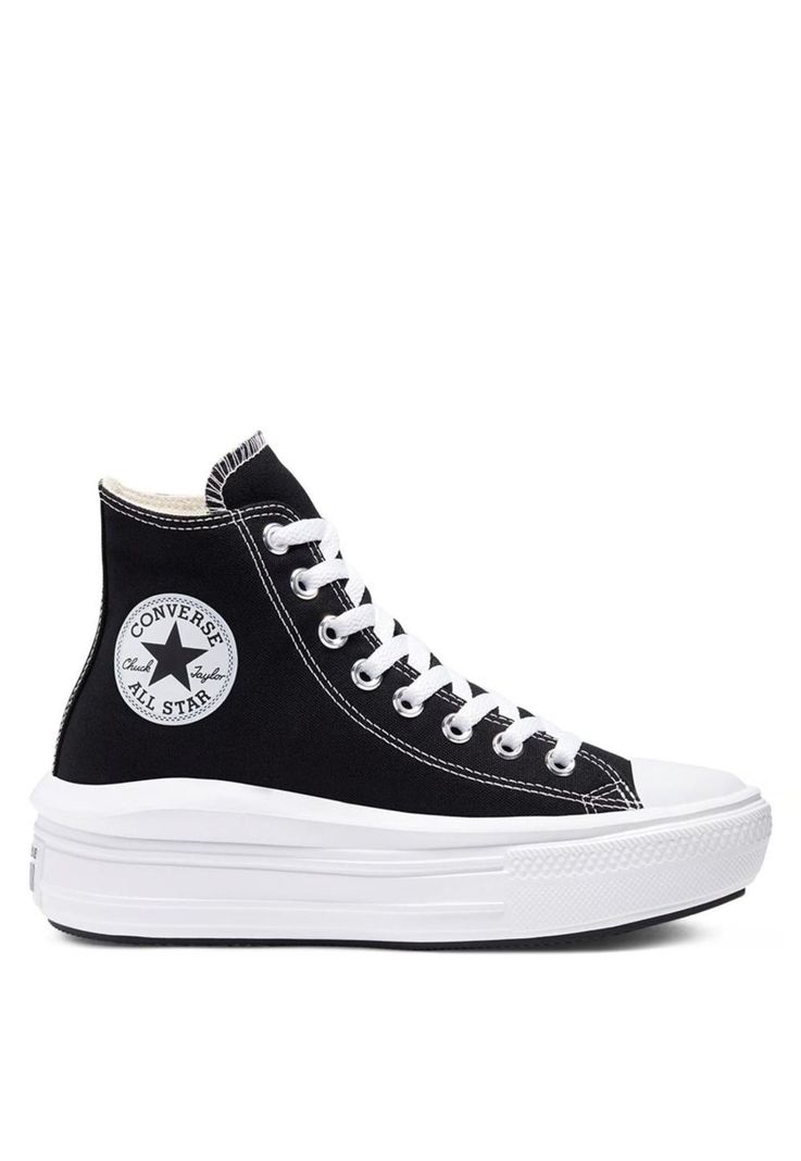 Zapatilla Mujer Chuck Taylor All Star Move Negra Converse-0