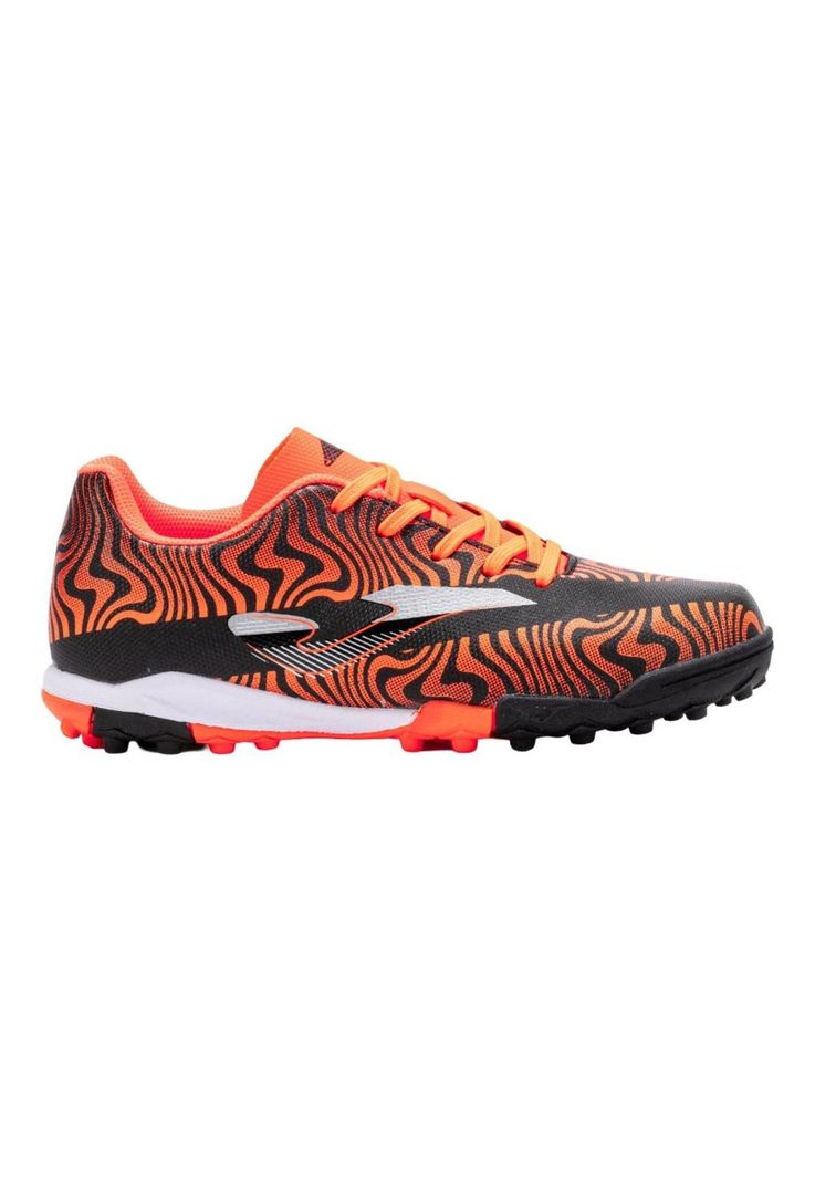 Zapatilla Fútbol Turf Kids Evolution Naranjo Negro Joma-0