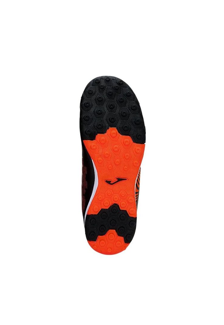 Zapatilla Fútbol Turf Kids Evolution Naranjo Negro Joma-3