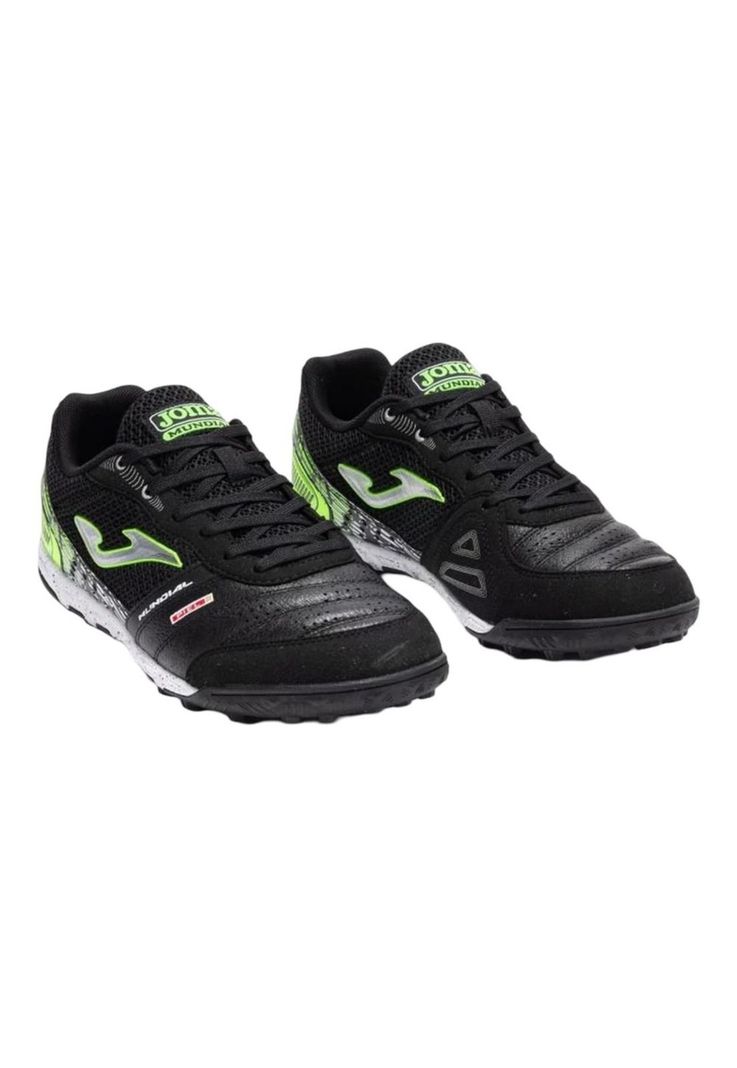 Zapatilla Fútbol Turf Hombre Mundial Negro Fluor Joma-1