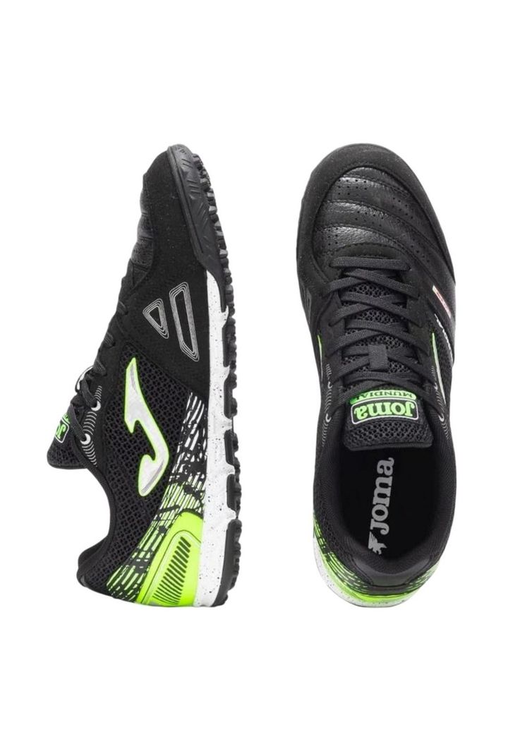 Zapatilla Fútbol Turf Hombre Mundial Negro Fluor Joma-2