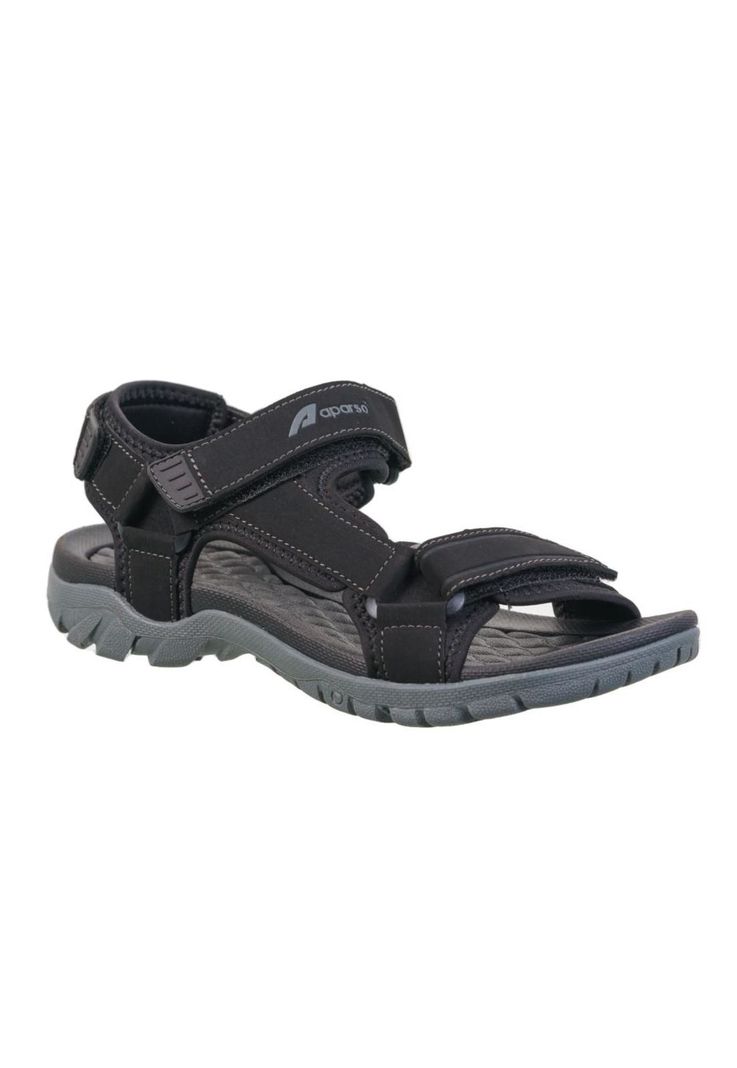 Sandalia Hombre Salsa H1 Negra Aparso