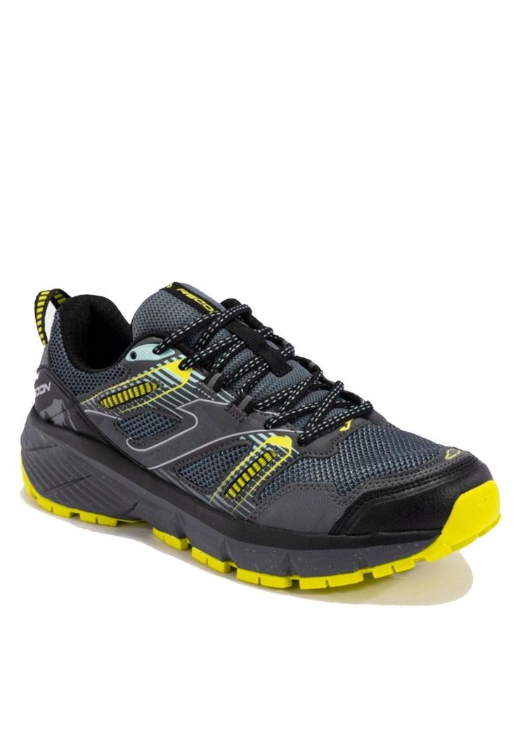 Zapatilla Trail Running Hombre Recon 24 Negro Amarillo Joma-1