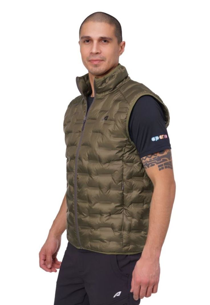 Chaqueta Sin Mangas Hombre Massana Oliva Aparso-0