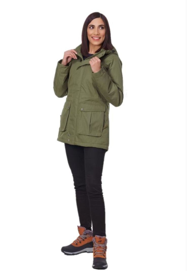 Chaqueta Mujer Andorra Therm Oliva Aparso-2