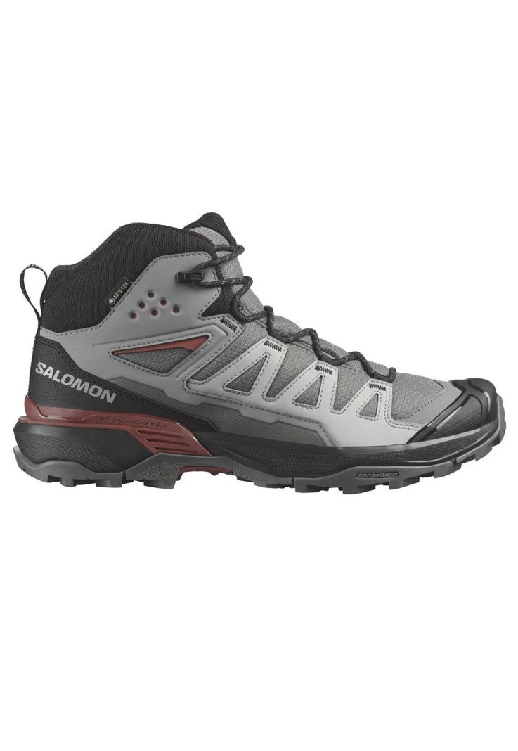 Botín Hombre X Ultra 360 Mid Gris Negro Salomon-0