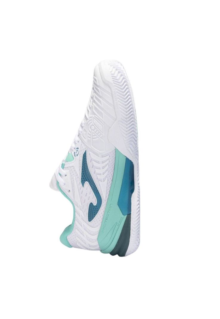Zapatilla Pádel Mujer Roland 24  Blanco Turquesa Joma-3