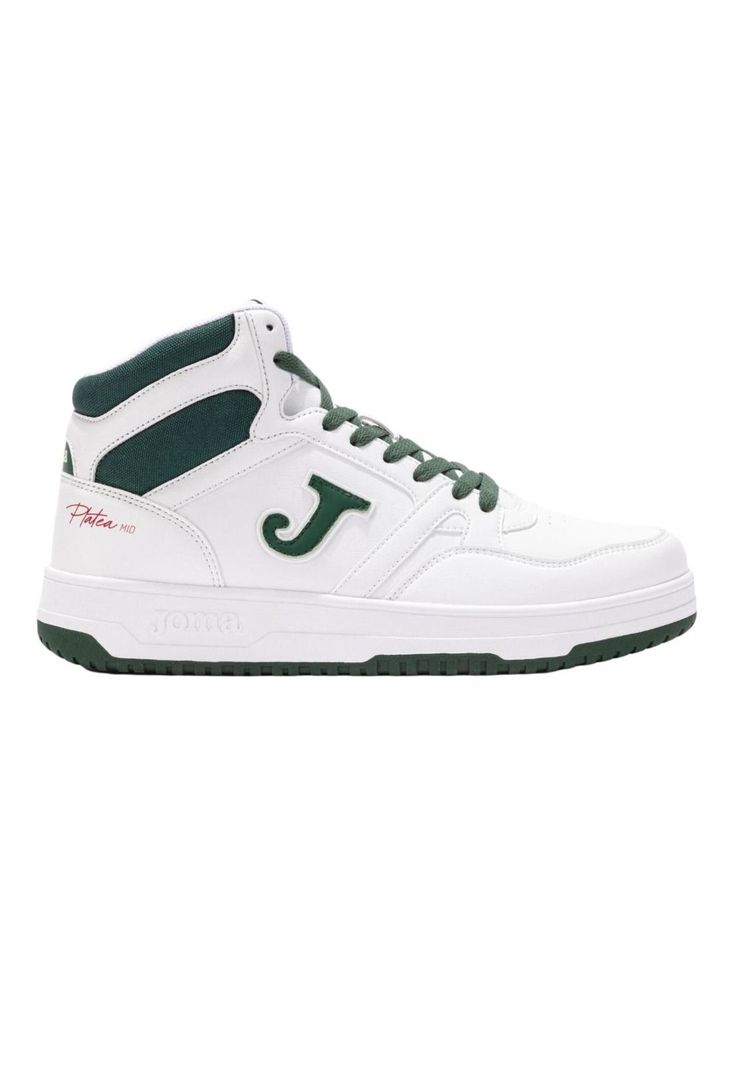 Zapatilla Urbana Hombre C. Platea Mid Blanco Petroleo Joma-0