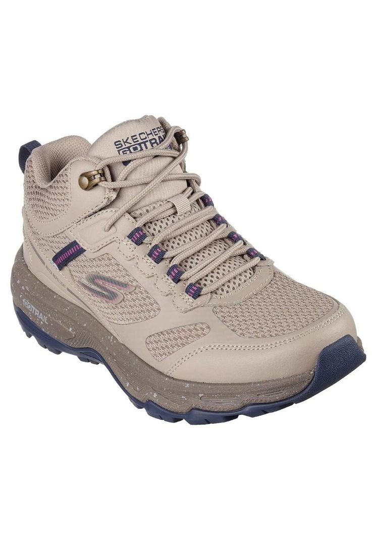 Zapatilla Traking Mujer Go Run Trail Beige Skechers-1