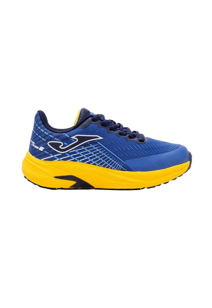 Zapatilla Running Kids Super Cross Azul Amarillo Joma-0