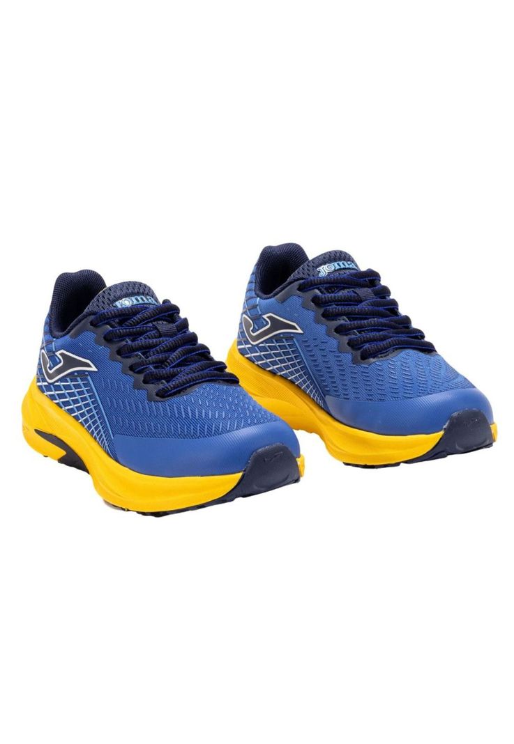 Zapatilla Running Kids Super Cross Azul Amarillo Joma-1