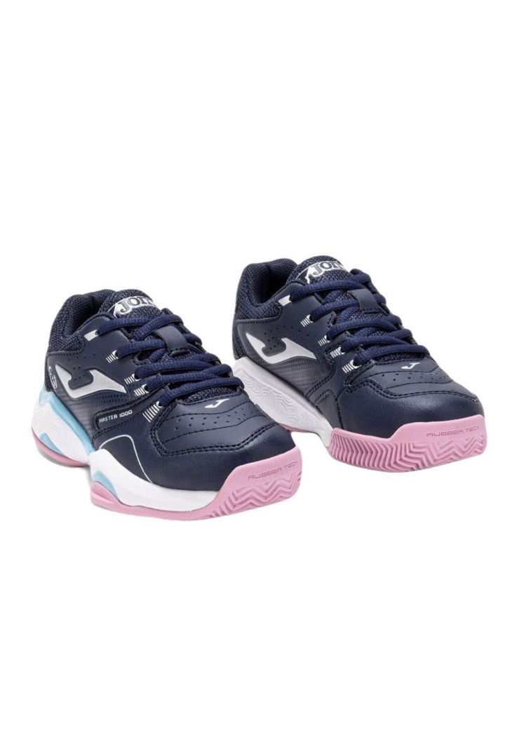 Zapatilla Pádel Kids Master 1000 Azul Marino Rosa Joma-1