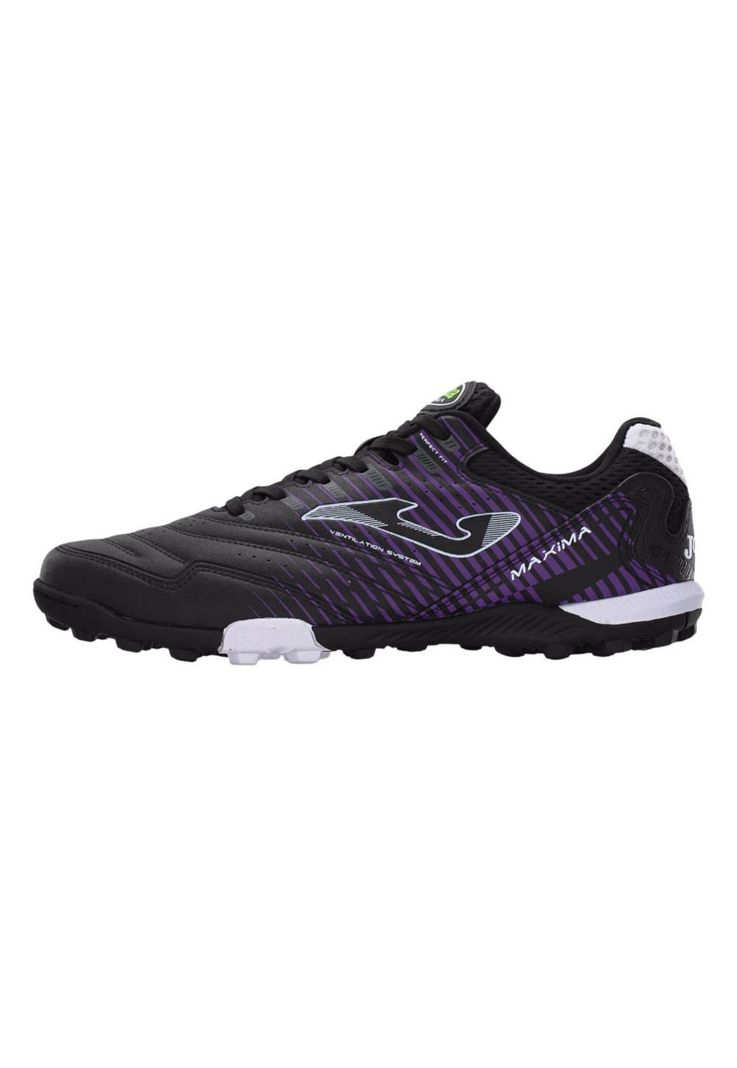 Zapatilla Futbol Turf Hombre Maxima Negro Fucsia Joma 39