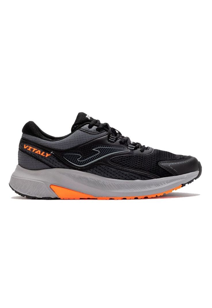 Zapatilla Running Hombre Vitaly Negro Gris Joma-0