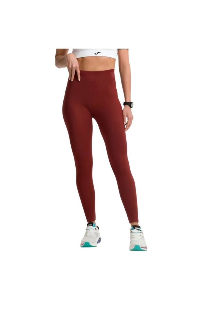 Calza Deportiva Mujer Core Burdeo Joma