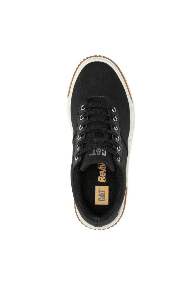 Zapatilla Mujer Amp Canvas Negro Cat-2