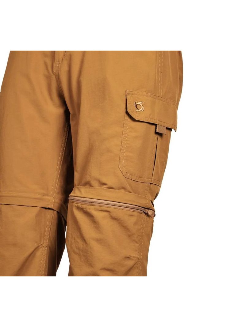 Pantalón Desmontable Hombre Takora Mostaza Doite-3