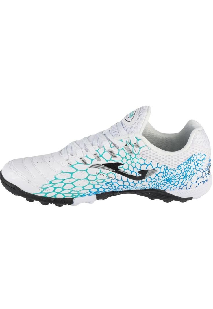 Zapatilla Fútbol Turf Hombre Máxima Blanco Turquesa Joma-1