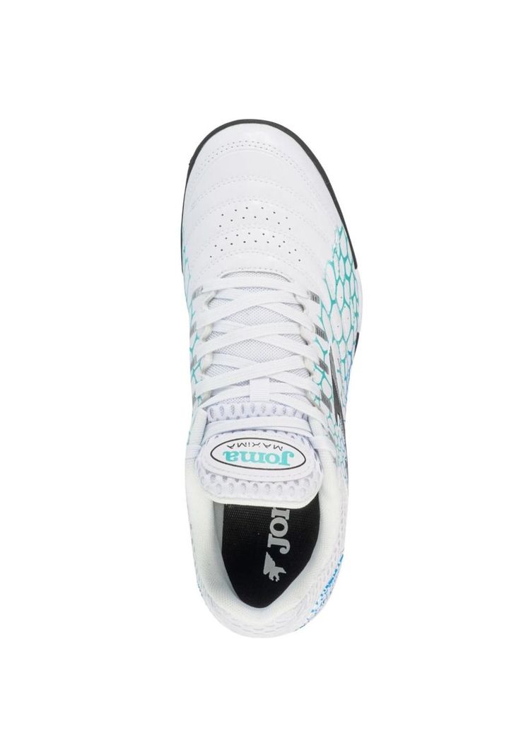 Zapatilla Fútbol Turf Hombre Máxima Blanco Turquesa Joma-2