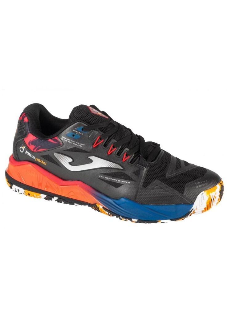 Zapatilla Pádel Hombre Spin 24 Negro Joma-1
