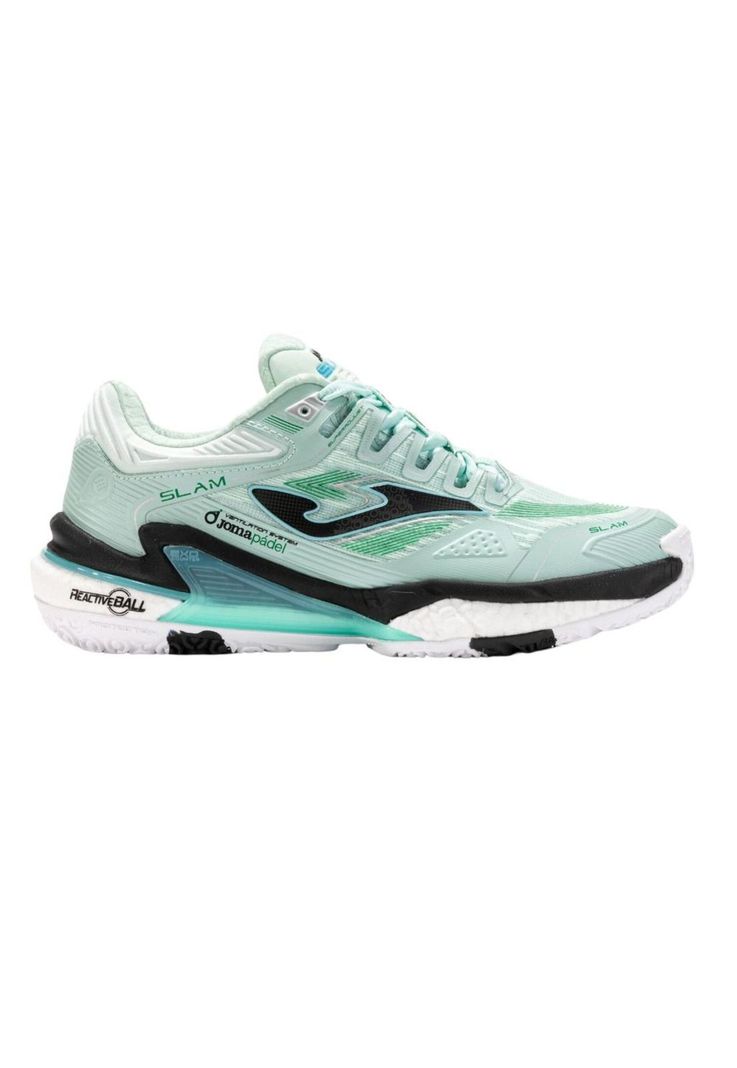 Zapatilla Padel Mujer Slam 25 Turquesa Joma 37