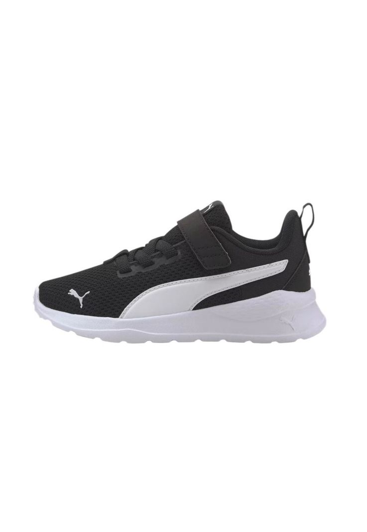 Zapatilla Kids Velcro Anzarun Lite  Negro Blanco Puma-0