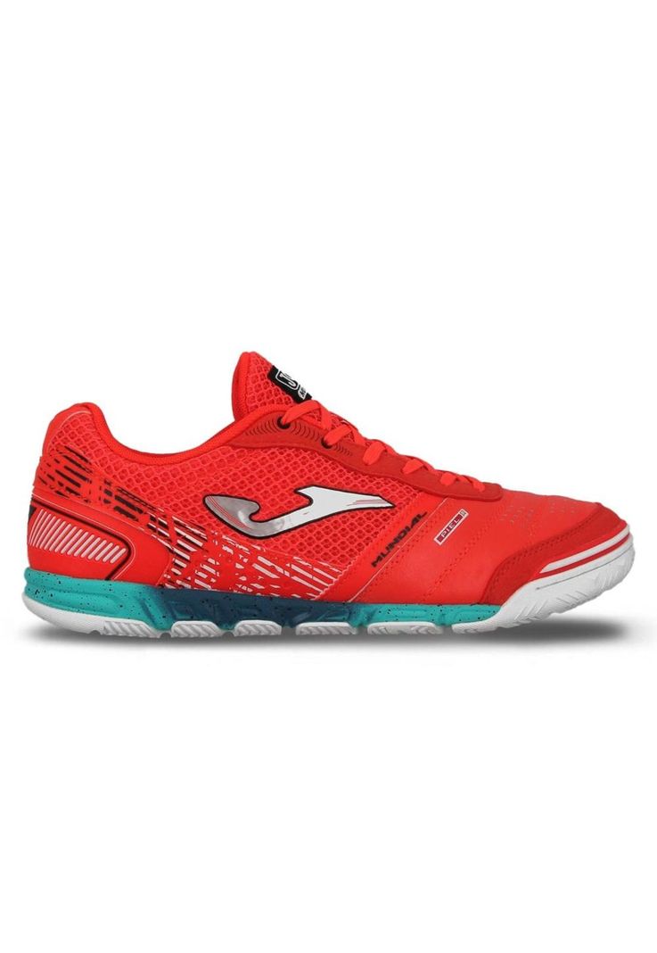 Zapatilla Fútbol Sala Hombre Mundial Coral Turquesa Joma-0