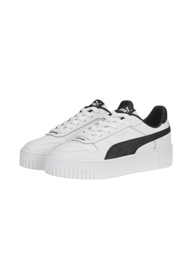 Zapatilla Mujer Carina Street Blanco Negro Puma-1