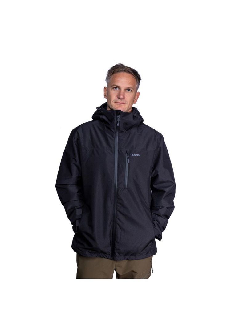 Chaqueta Impermeable Hombre Sirius Negro Aparso-0