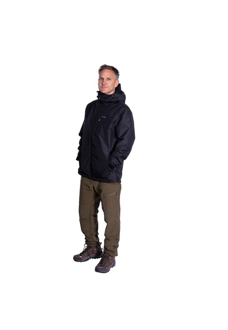 Chaqueta Impermeable Hombre Sirius Negro Aparso-2